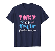 Load image into Gallery viewer, Funny shirts V-neck Tank top Hoodie sweatshirt usa uk au ca gifts for Gender Reveal Shirts For Grandma Pink Or Blue She Loves You 2462586
