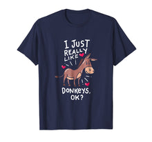 Load image into Gallery viewer, Funny shirts V-neck Tank top Hoodie sweatshirt usa uk au ca gifts for I Love Donkeys, Funny Donkey T-Shirt 2326343

