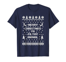 Load image into Gallery viewer, Merry Christmas Filthy Animal Ugly Sweater T-Shirt
