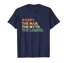 Load image into Gallery viewer, Mens Mens Poppy The Man The Myth The Legend T-Shirt Father&#39;s Day 87502
