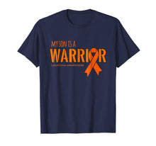 Load image into Gallery viewer, Funny shirts V-neck Tank top Hoodie sweatshirt usa uk au ca gifts for My Son is a Warrior Leukemia Cancer Awareness Shirt 1173830
