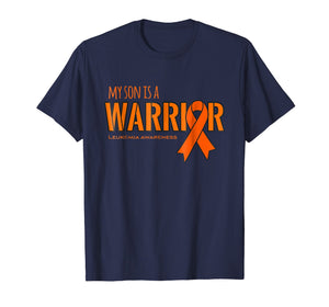 Funny shirts V-neck Tank top Hoodie sweatshirt usa uk au ca gifts for My Son is a Warrior Leukemia Cancer Awareness Shirt 1173830