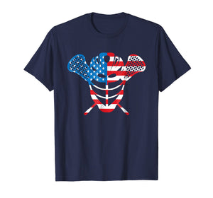 Funny shirts V-neck Tank top Hoodie sweatshirt usa uk au ca gifts for Lacrosse Helmet and Sticks American Flag USA Patriot Lacross 1304529