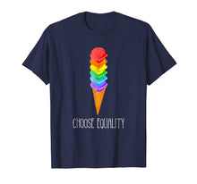 Load image into Gallery viewer, Funny shirts V-neck Tank top Hoodie sweatshirt usa uk au ca gifts for Choose Equality Ice Cream LGBT Lesbian Gay Pride TShirt 2834853
