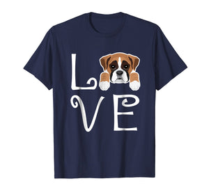 Funny shirts V-neck Tank top Hoodie sweatshirt usa uk au ca gifts for Boxer Love Dog Owner Boxer Puppy T-Shirt 1544312