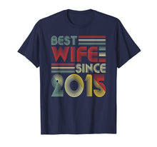 Load image into Gallery viewer, Funny shirts V-neck Tank top Hoodie sweatshirt usa uk au ca gifts for 4th Wedding Anniversary Gifts Best Wife Since 2015 555188

