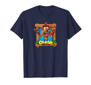 Funny shirts V-neck Tank top Hoodie sweatshirt usa uk au ca gifts for Crash Bandicoot - Peace Sign T-Shirt 1610584