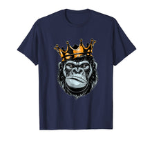 Load image into Gallery viewer, Gorilla King T-Shirt, Alpha T-Shirt, Funny Ape, Wildlife
