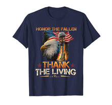 Load image into Gallery viewer, Funny shirts V-neck Tank top Hoodie sweatshirt usa uk au ca gifts for Veteran Shirt Honor the Fallen Thank the Living USA Flag 560324
