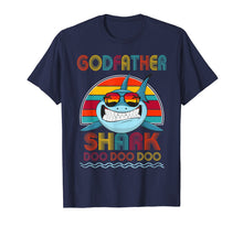 Load image into Gallery viewer, Funny shirts V-neck Tank top Hoodie sweatshirt usa uk au ca gifts for Retro Vintage Godfather Shark Tshirt Funny Gifts Family 1946408
