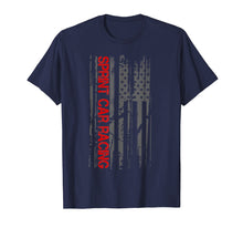 Load image into Gallery viewer, Funny shirts V-neck Tank top Hoodie sweatshirt usa uk au ca gifts for Sprint Car Racing T Shirts American Flag 3576716
