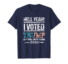 Load image into Gallery viewer, Trump 2020 Shirt I Voted Trump Flag Tee Maga Shirt
