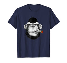 Load image into Gallery viewer, Funny shirts V-neck Tank top Hoodie sweatshirt usa uk au ca gifts for Monkey Cigar Gorilla Smoking Cigarette T-shirt 2929921
