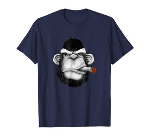 Funny shirts V-neck Tank top Hoodie sweatshirt usa uk au ca gifts for Monkey Cigar Gorilla Smoking Cigarette T-shirt 2929921