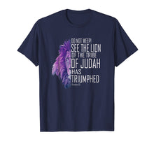 Load image into Gallery viewer, Funny shirts V-neck Tank top Hoodie sweatshirt usa uk au ca gifts for See The Lion of the Tribe of Judah has Triumphed Tshirt 1523736
