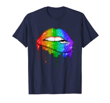 Load image into Gallery viewer, Rainbow Lips T Shirts Pride Gay Lesbian LGBT Shirt Gift 21027
