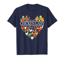 Load image into Gallery viewer, Funny shirts V-neck Tank top Hoodie sweatshirt usa uk au ca gifts for Crazy Chicken Lady T-shirt, Chicken Shirt 1599736

