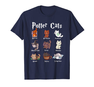 Potter Cats Cute Harry Pawter Kitten T-Shirt
