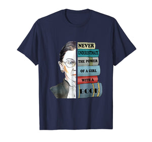 Ruth RBG Supports Never Understimate Power of Girl With Book