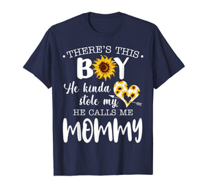 Funny shirts V-neck Tank top Hoodie sweatshirt usa uk au ca gifts for There's This Boy He Stole My Heart He Calls Me Mommy Tshirt 1394606