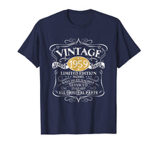 Load image into Gallery viewer, Funny shirts V-neck Tank top Hoodie sweatshirt usa uk au ca gifts for Vintage 1959 60th Birthday All Original Parts Gift T-Shirt 649976
