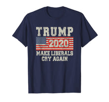 Load image into Gallery viewer, Funny shirts V-neck Tank top Hoodie sweatshirt usa uk au ca gifts for Trump 2020 Cry Again Vintage T-shirt 3549284
