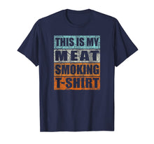 Load image into Gallery viewer, Great Gift BBQ Smoker Retro Tee - My Meat Smoking T-shirt 135280
