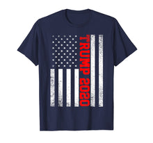 Load image into Gallery viewer, Trump 2020 American Flag T Shirt Re Elect 4th Of July Men
