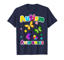 Load image into Gallery viewer, Funny shirts V-neck Tank top Hoodie sweatshirt usa uk au ca gifts for Autism Awareness T-Shirt Butterfly Puzzle Pieces Gift 2395148

