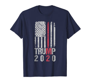 Funny shirts V-neck Tank top Hoodie sweatshirt usa uk au ca gifts for Trump 2020 T Shirt - Thin Red Line Firefighter Trump Support 1529376