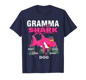 Funny shirts V-neck Tank top Hoodie sweatshirt usa uk au ca gifts for Gramma Shark Doo Doo Doo, Funny T Shirt Men Women Kids 3771459