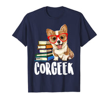 Load image into Gallery viewer, Funny shirts V-neck Tank top Hoodie sweatshirt usa uk au ca gifts for Corgeek Reading Book Tshirt Funny Corgi Dog Lover Gifts 1069697
