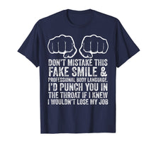 Load image into Gallery viewer, Funny shirts V-neck Tank top Hoodie sweatshirt usa uk au ca gifts for Job Makes Me Want To Throat Punch Coworkers Funny T-Shirt 584399
