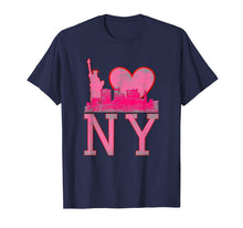 Load image into Gallery viewer, I Love Ny New York, Pink Heart, Liberty, Distressed, Women
