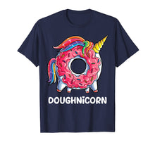 Load image into Gallery viewer, Funny shirts V-neck Tank top Hoodie sweatshirt usa uk au ca gifts for Doughnicorn Unicorn Donut Shirt Girls Rainbow Unicorns Squad 2519259
