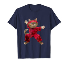 Load image into Gallery viewer, Funny shirts V-neck Tank top Hoodie sweatshirt usa uk au ca gifts for Shaolin Cat in Wushu Kung fu Stance, Martial Art T-Shirt 2599205
