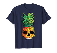 Load image into Gallery viewer, Funny shirts V-neck Tank top Hoodie sweatshirt usa uk au ca gifts for Pineapple Skull T shirt Aloha Beaches Hawaiian Hawaii Goth 139807
