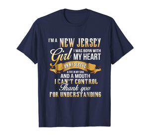 New Jersey Girl T-Shirt Special Gift For Birthday Shirt