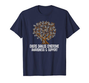 Funny shirts V-neck Tank top Hoodie sweatshirt usa uk au ca gifts for Ehlers Danlos Syndrome Awareness Support Tree T-shirt 2525268