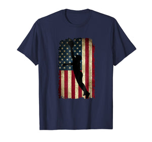Funny shirts V-neck Tank top Hoodie sweatshirt usa uk au ca gifts for Outfielder Glove American Flag Baseball T-Shirt Baseballisms 2581298