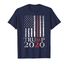 Load image into Gallery viewer, Funny shirts V-neck Tank top Hoodie sweatshirt usa uk au ca gifts for Thin Red Line Trump USA Flag 2020 Shirt Firefighter American 2760717
