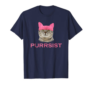Purrsist Resist Persist Pussy Cat Hat T-Shirt