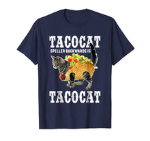 Load image into Gallery viewer, Tacocat Spelled Backwards Is Tacocat Funny Cat Shirt
