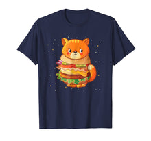 Load image into Gallery viewer, Funny shirts V-neck Tank top Hoodie sweatshirt usa uk au ca gifts for Hamburger Cat T-shirt, Space Kitten Burger by Zany Brainy 4038503
