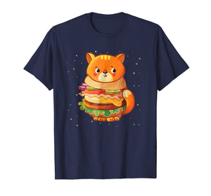Funny shirts V-neck Tank top Hoodie sweatshirt usa uk au ca gifts for Hamburger Cat T-shirt, Space Kitten Burger by Zany Brainy 4038503