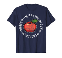 Load image into Gallery viewer, Funny shirts V-neck Tank top Hoodie sweatshirt usa uk au ca gifts for Teach Love Inspire Hope T shirt Funny apple Gift for Teacher 1946498
