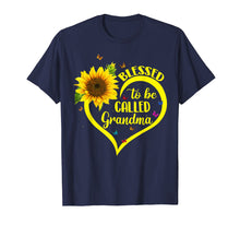 Load image into Gallery viewer, Funny shirts V-neck Tank top Hoodie sweatshirt usa uk au ca gifts for Blessed To Be Called Grandma Sunflower Tshirt 533732
