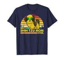 Load image into Gallery viewer, Vintage Best Shih Tzu Mom Ever Dog Mommy Mother T-Shirt 1245271
