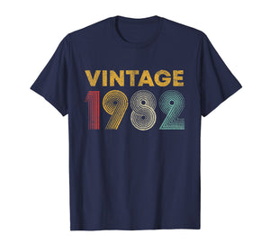Funny shirts V-neck Tank top Hoodie sweatshirt usa uk au ca gifts for 37th Birthday Gift Idea Vintage 1982 T-Shirt Men Women 1155629