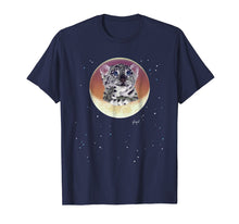 Load image into Gallery viewer, Schim Schimmel original artwork, baby snow leopard T-shirt
